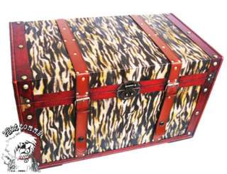 PHAT TOMMY Tiger Print Decorative Trunk