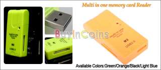 USB MS M2 MMC TF Pro Duo Mini SD Memory Card Reader  