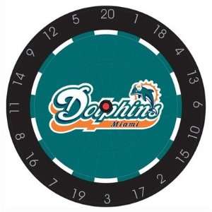   71 1008 NFL Miami Dolphins Bristle Dart Board