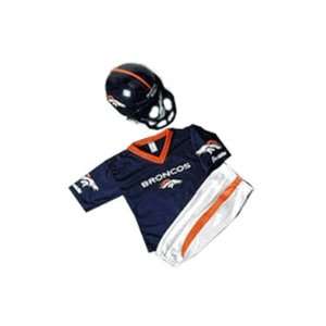   Broncos Youth NFL Team Helmet and Uniform Set