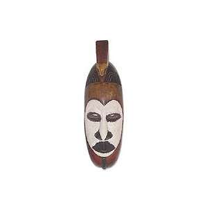  NOVICA Nigerian wood mask, Enforcer of the Law