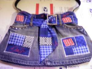 Handmade denim/jean #88 Dale JR NASCAR purse CUTE  