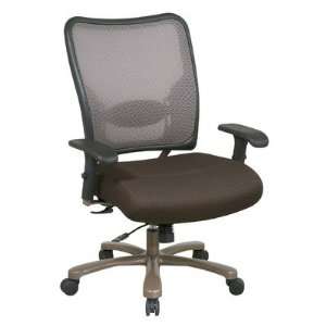  Deluxe Latte Air Grid Back with Expresso Mesh Seat 