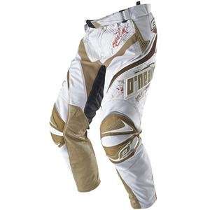  Neal Racing Hardwear Vented Pants   2010   40/White/Gold Automotive