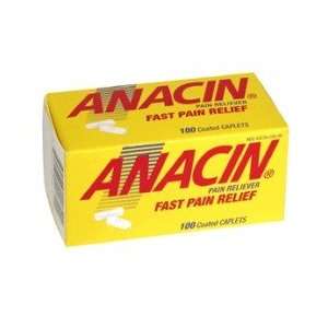  Anacin Fast Pain Relief,Pain Reliever Caplets   100ea 
