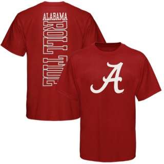 Alabama Crimson Tide Crimson Big Vertical T shirt   XXL  