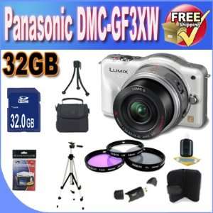  Panasonic Lumix DMC GF3XW 12.1 MP Micro Four Thirds 