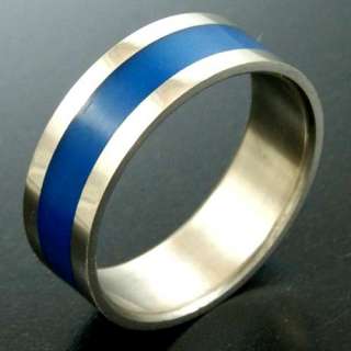 b7340 Size 10 Boys Fancy Wide Stainless 316L Steel Band Ring Fashion 