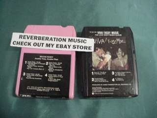 ROXY MUSIC Viva & BRYAN FERRY ATAP1974 8 track tapes  