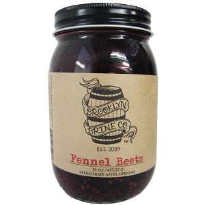 Brooklyn Brine Co. Pickled Fennel Beets 16 Oz. Jar  