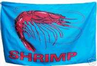 SHRIMP FLAG   LOUISIANA SEAFOOD BANNER   SHRIMP  