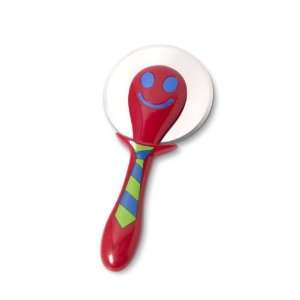  Kizmos Get Happy Pizza Cutter, Red/Blue
