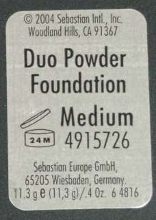 Sebastian Trucco Duo Powder Foundation Medium NEW  