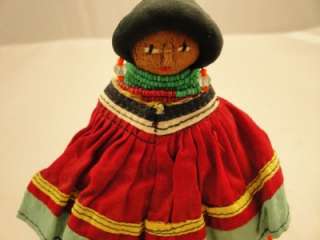   Palmetto Native American Indian Seminole Doll No Rick Rack 7  