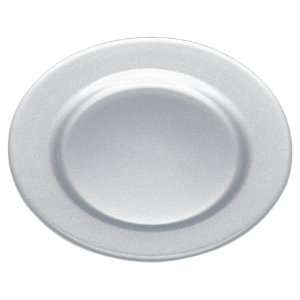  Love Plates Set of 4, 9 1/2 inch Salad Plates, Silver 