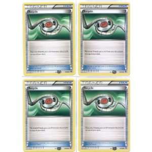  x4 Recycle Pokemon Cards (Set of 4)   Emerging Powers #96 