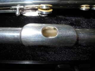 GEMEINHARDT 2SP SILVER PLATE OPEN HOLE FLUTE NR/ MINT BARELY PLAYED 