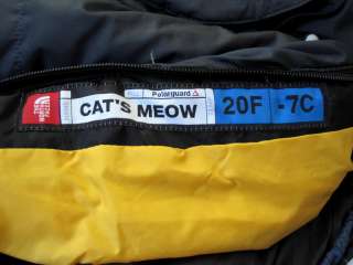 North Face Cats Meow Polarguard Sleeping Bag Mummy 20F Cold 3 Season 