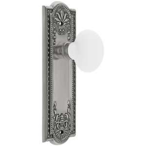  Meadows Style Door Set With White Porcelain Door Knobs. Privacy 