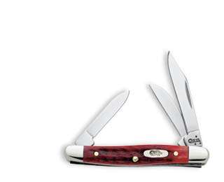 Case XX Pocket Worn Old Red Bone Small Stockman Knife 2741 New  