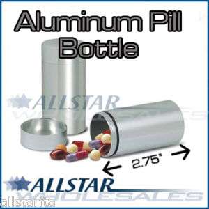 Aluminum Pill Case Bottle Jar Stashjar Stash Container  