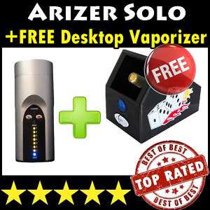 Brand New Arizer Solo Portable + Free Bonus Vaporizer  