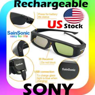   SONY TDG BR250 Bravia NX EX HX LX TVs 3D active Shutter glasses  