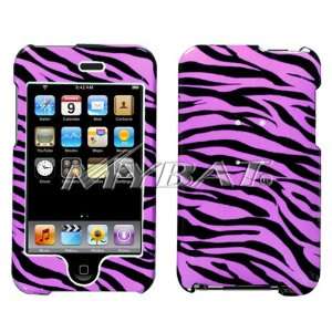  Zebra Purple Black Design Hard Cover Snap_on Protector Case 