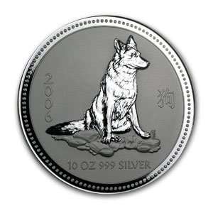  2006 10 oz Silver Lunar Year of the Dog (Series 1 