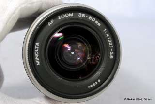   Maxxum 35 80mm f4 5.6 AF lens zoom Sony Alpha 043325437830  