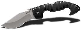 Cold Steel   Spartan Folding Knife Black Plain Edge Model # 21S  