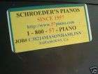 Upright Pianos, Grand Pianos items in Schroeders Pianos  