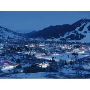  A View of Jackson, Wyoming at Dusk National Geographic 