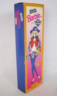 This is a special edition Kraft Barbie doll. It is sealed in the box 