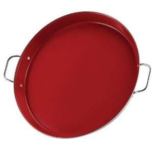   Red Round Pretty Partyware Tray by Old Dutch