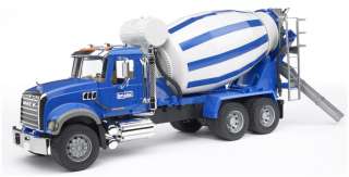 Bruder MACK Granite Cement Mixer Toy Truck 02814 NEW SAME DAY SHIPPING 