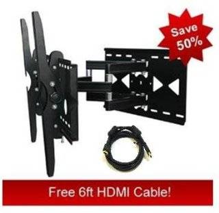 Sony Bravia KDL 52NX800 Compatible Dual Arm Articulating Wall Mount 