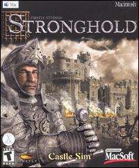 Stronghold MAC CD defend castle walls, real time military warfare 