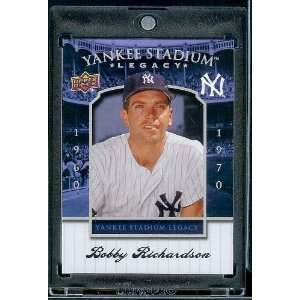 2008 Upper Deck Yankee Stadium Legacy Collection # 41 Bobby Richardson 