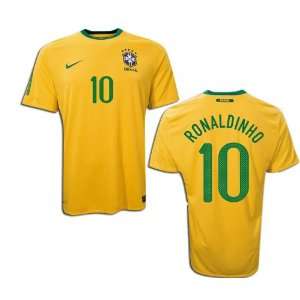  Official Nike Ronaldinho jersey   Brazil Home Sports 
