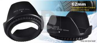 Petal Lens Hood for Nikon Canon Tamron Camera 62 mm L1D  
