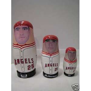  Anaheim Angels Babushka Dolls Erstad, Glaus & Colon 