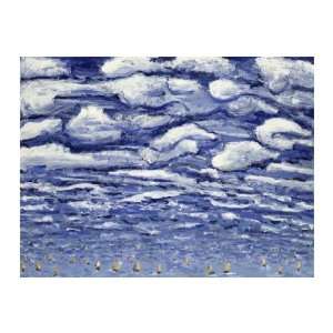  Clouds and Sailboats Giclee Poster Print by Peter Sickles 