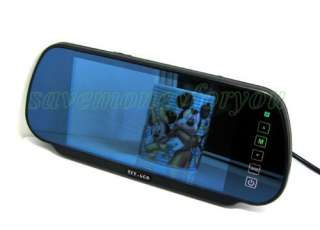   TFT LCD Wide screen In Car Rear View Reversing Camera Mirror Monitor