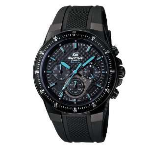 Casio Mens Edifice Black PU Strap Chronograph Watch EF552PB 1A2 
