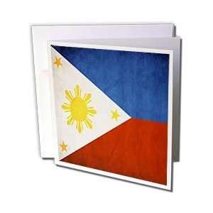  Flags   Philippines Flag   Greeting Cards 6 Greeting Cards 