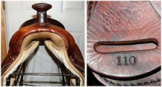 Used Big Horn 15.5 Western Trail Pleasure Saddle, Lightweight Leather 