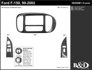 PICTURE ABOVE IS A SCHEMATIC PICTURE OF DASH TRIM KIT YOU WILL RECEIVE 
