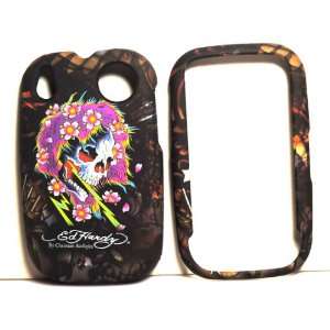  New Beautiful Ghost Purple Hair White Skull Ed Hardy By 