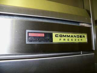 Used CRC Commander Solid Door Freezer model I 1FDA 1S  